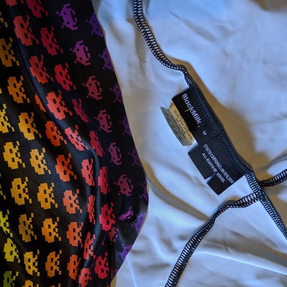 BLACK MILK SPACE INVADERS RAINBOW SKATER DRESS - Picture 6 of 8